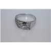 Image 1 : 15.6 CTW CZ RING .925 STERLING SILVER