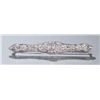 Image 1 : 19th c. platinum bar pin with diamonds