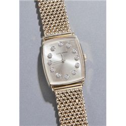 Longines-Wittnauer 14KT gold man's wrist watch.