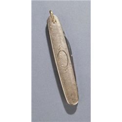 Gentlemen's 14KT gold penknife.