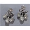 Image 1 : Pair of late 19th c. Girondelle paste earrings.