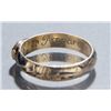 Image 2 : 18th c. gold and black enamel mourning ring.