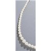 Image 2 : Strand of graduated cultured pearls.