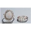Image 1 : Group of 2 opal rings by John B. Varick Co.