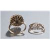 Image 2 : Group of 2 opal rings by John B. Varick Co.