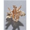 Image 2 : 14KT bee pin with sapphires and diamonds.