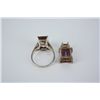 Image 2 : Matching ametrine ring and pendant.