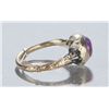 Image 2 : Renaissance Revival gold ring with ruby cabochon.