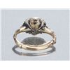 Image 3 : Renaissance Revival gold ring with ruby cabochon.