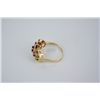 Image 2 : Multi-stone graduated 14KT gold ring.