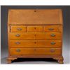 Image 1 : PA / MD tiger maple inlaid slant front desk c1800