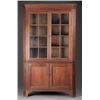Image 1 : Walnut corner cabinet circa 1820