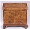 Image 1 : William & Mary walnut slant front bureau.