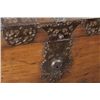 Image 2 : Danish oak trunk with scrolling metal motif.