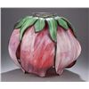 Image 1 : Handel art nouveau pink flower lampshade.