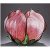 Image 3 : Handel art nouveau pink flower lampshade.