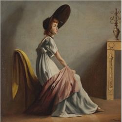 Frank H. Redelius portrait of a woman.