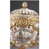 Image 2 : Pair of late 18th/early 19th c. Meissen gilt urns.