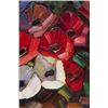 Image 2 : Elie Bernadac oil/canvas abstract floral scene.