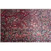 Image 2 : Antique Sarouk Rug, red and navy