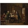 Image 1 : Oil on board figural composition 19th/early 20thc