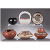 Image 1 : Group of 6 assorted Native American vessels.