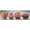 Image 1 : Group of 4 assorted Native American vessels.