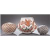 Image 1 : Group of 3 signed Acoma pots.