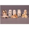 Image 1 : Group of 8 ivory Japanese netsuke.