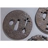 Image 2 : Group of 5 Japanese bronze tsuba.