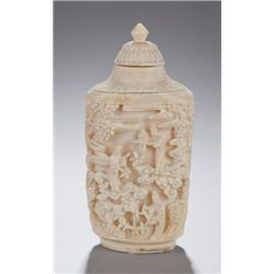 Ivory Snuff bottle, 19thC