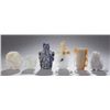 Image 8 : 6 20th century hard stone snuff bottles