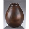 Image 3 : Chinese bronze vase with house, trees, mountain