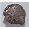 Image 1 : Chinese wood carved peach form box, 20c.