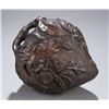 Image 8 : Chinese wood carved peach form box, 20c.