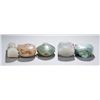 Image 8 : 5 Snuff bottles incl. turquoise matrix
