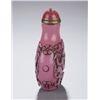 Image 2 : Pink glass snuff bottle. First 1/2 20thC.