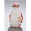 Image 2 : Glass snuff bottle, overlay, late 19th/early 20thC
