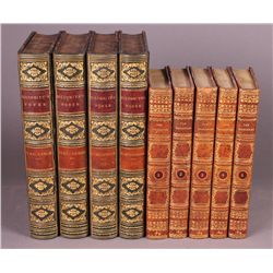 9 Vols incl: WORKS OF OLIVER GOLDSMITH, 4 Vols.