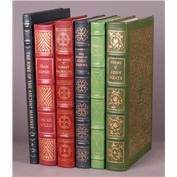 6 books: EastonPress. John Donne, British poets.