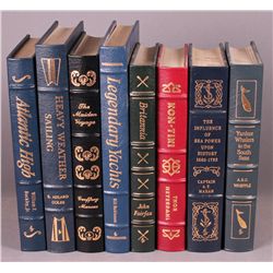 8 Books related to ocean voyages. Easton Press.