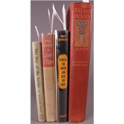 4 Books incl: Hemingway, ACROSS THE RIVER, 1950.