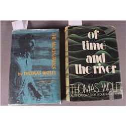 2 Books incl: OF TIME AND THE RIVER, 1st printing.