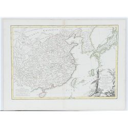2 maps: L'Empire de la Chine + Index IVe. Feuille.
