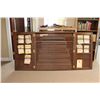 Image 2 : 22 maps on rollers, in Wooden Case. NGS, [1943].