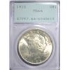 Image 1 : 1922 PEACE DOLLAR PCGS MS-64 OLD RATTLER HOLDER