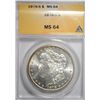 Image 1 : 1878-S MORGAN DOLLAR ANACS MS-64