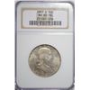Image 1 : 1957-D FRANKLIN HALF DOLLAR NGC MS-65 FULL BELL LINES