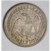 Image 2 : 1853-O ARROWS & RAYS SEATED LIBERTY HALF AU/BU
