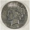 1928  Peace $  XF  rim bump  est $290-$300